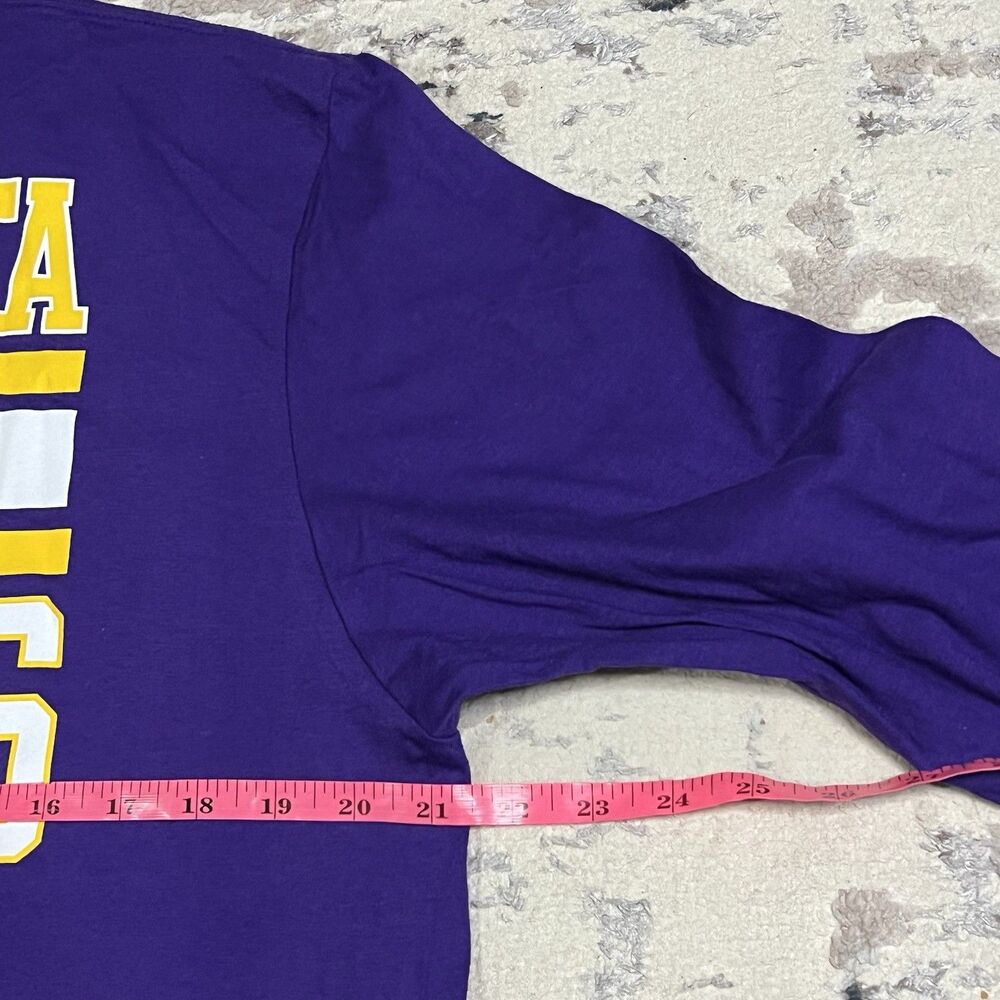 Minnesota Vikings Team Logo NFL Apparel Men’s Long Sleeve Shirt Size L NWT - Picture 8 of 10